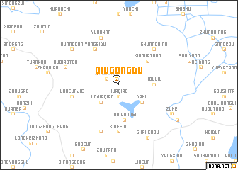 map of Qiugongdu