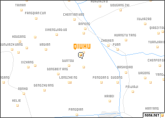 map of Qiuhu