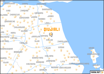 map of Qiujiali