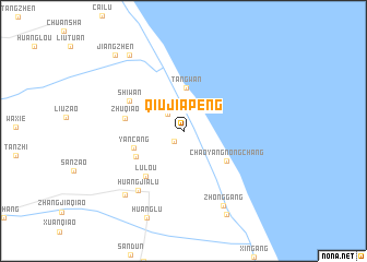 map of Qiujiapeng