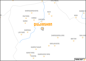 map of Qiujiashan