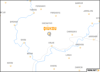map of Qiukou