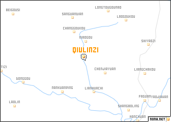map of Qiulinzi