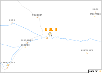 map of Qiulin