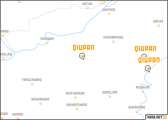 map of Qiupan