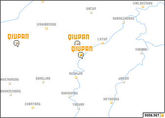 map of Qiupan