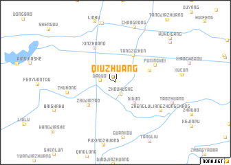 map of Qiuzhuang