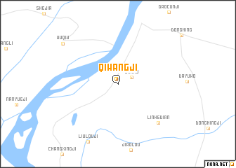 map of Qiwangji