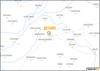 map of Qixian