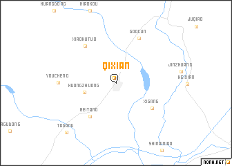 map of Qixian