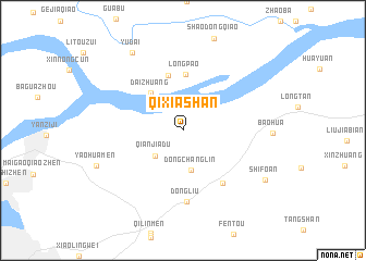 map of Qixiashan