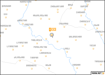 map of Qixi