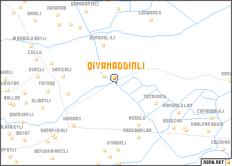 map of Qiyamǝddinli