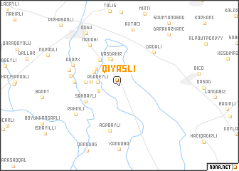 map of Qiyaslı