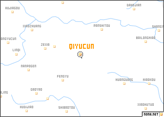 map of Qiyucun