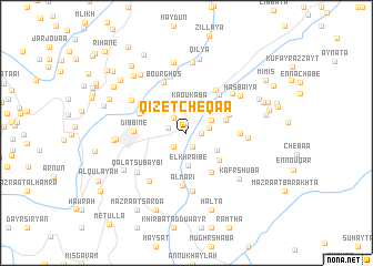 map of Qîzet Cheqâa