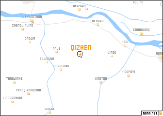 map of Qizhen