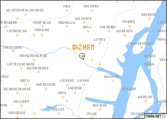 map of Qizhen