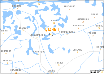 map of Qizhen