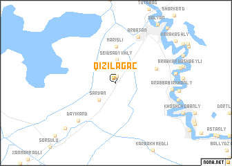 map of Qızılağac