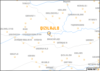 map of Qizilajlo