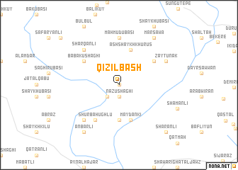 map of Qizil Bāsh