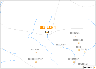 map of Qizilcha