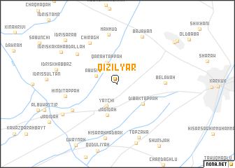 map of Qizil Yār