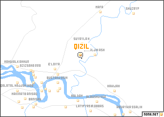 map of Qizil