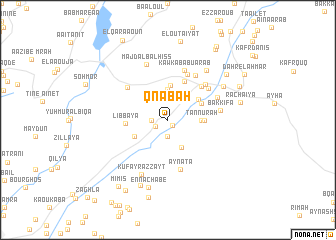 map of Qna‘bah