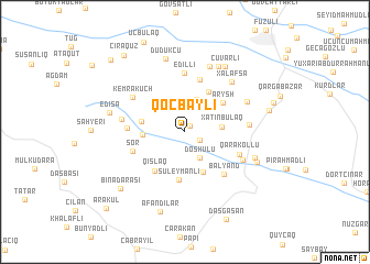 map of Qoçbǝyli