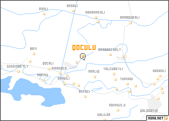 map of Qoçulu