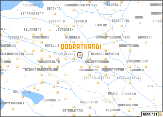 map of Qodrat Kandī