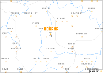 map of Qokama