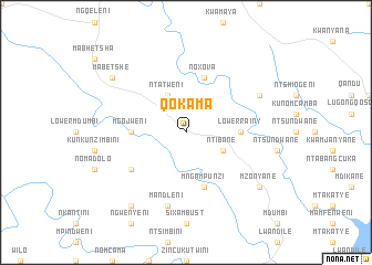 map of Qokama