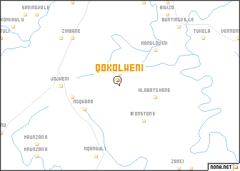 map of Qokolweni