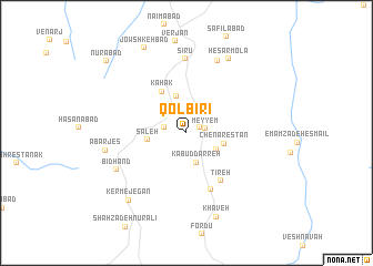 map of Qolbīrī