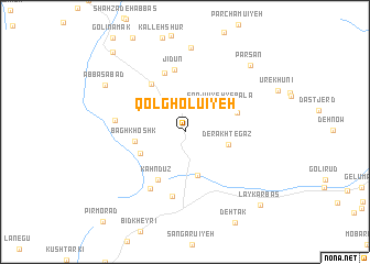 map of Qolgholū\