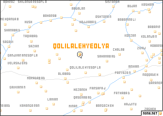 map of Qolī Lāleh-ye ‘Olyā