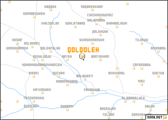 map of Qolqoleh