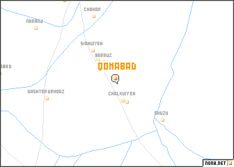 map of Qomābād