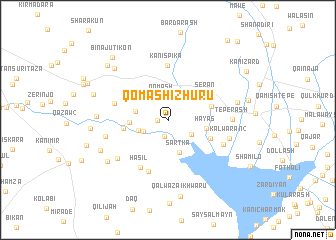 map of Qōmāsh-i Zhūrū