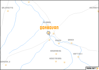 map of Qombovān