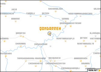map of Qomdarreh