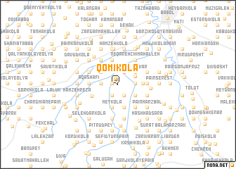 map of Qomī Kolā