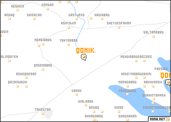 map of Qomīk