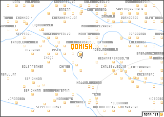 map of Qomīsh