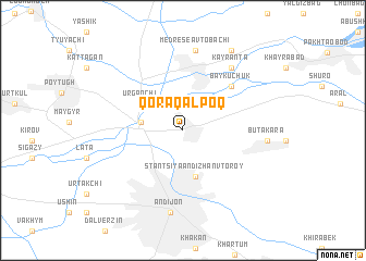 map of Qoraqalpoq