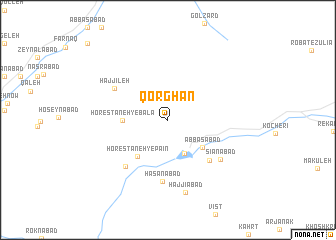 map of Qorghan