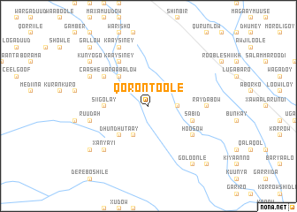 map of Qorontoole
